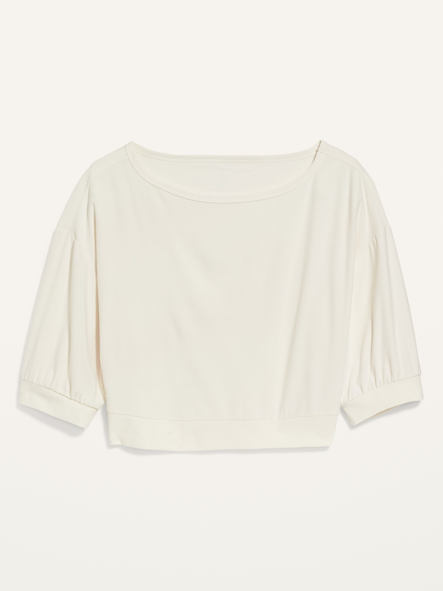 Breathe ON Cropped Elbow-Sleeve Performance Top for Women | Old Navy