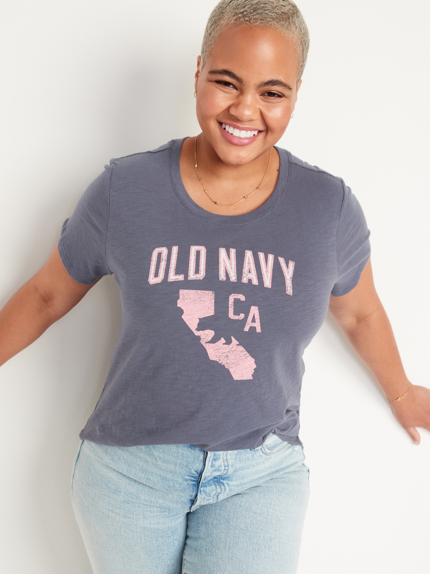 ShortSleeve EveryWear Graphic Tshirt for Women Old Navy
