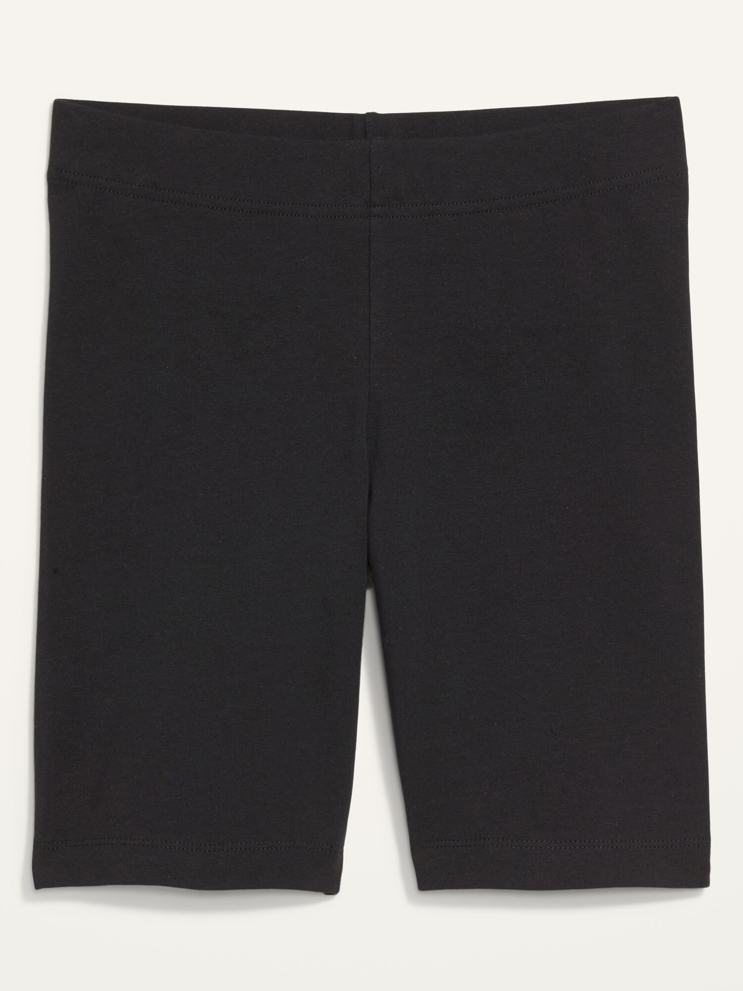 Женские шорты Old Navy High-Waisted Cotton Biker Shorts -- 8-inch inseam, цвет: Чёрный — фото 4