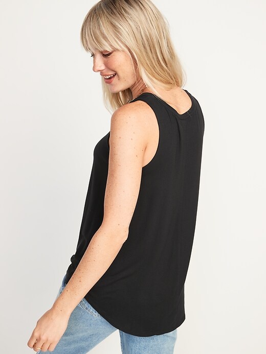 Image number 6 showing, Luxe High-Neck Swing Tank Top for Women 