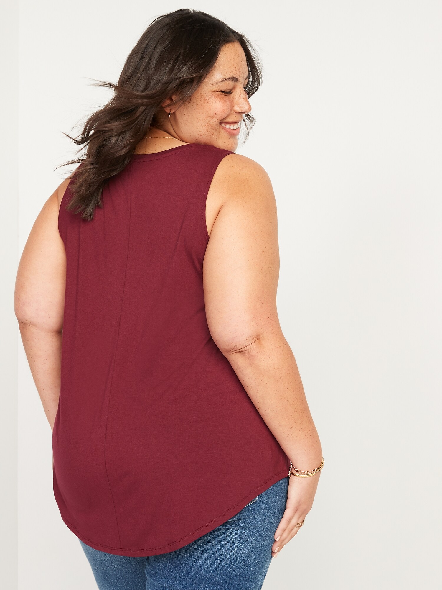 old navy luxe swing tank