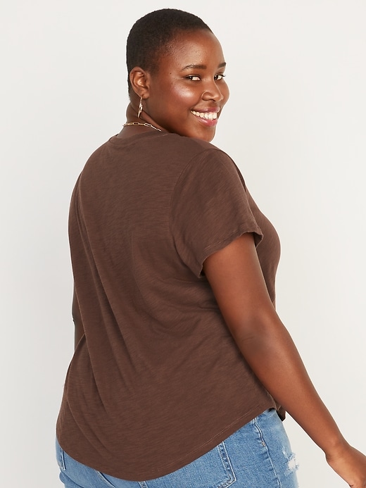Image number 8 showing, EveryWear Slub-Knit T-Shirt for Women