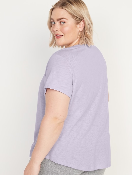 Image number 8 showing, EveryWear Slub-Knit V-Neck T-Shirt for Women