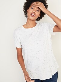 luxe crew neck tee old navy