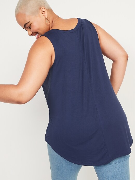 Image number 6 showing, Luxe High-Neck Swing Tank Top for Women 