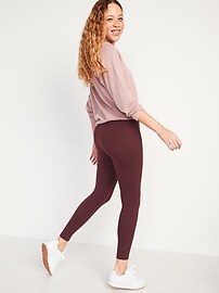 High-Waisted Jersey Ankle Leggings For 
