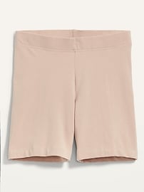 High-Waisted Jersey Biker Shorts For Women -- 6-Inch Inseam