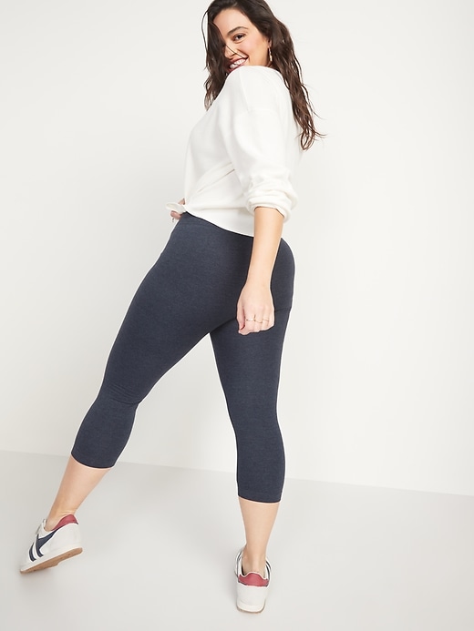 Image number 2 showing, High-Waisted Cropped Leggings For Women