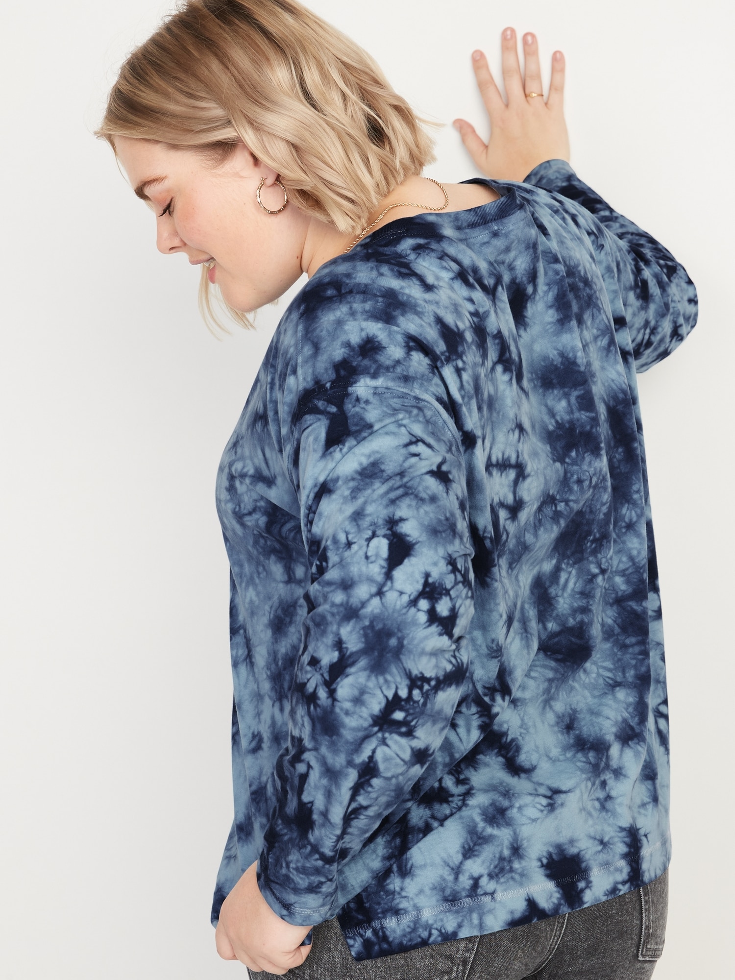 old navy womens tie dye sweatshirt