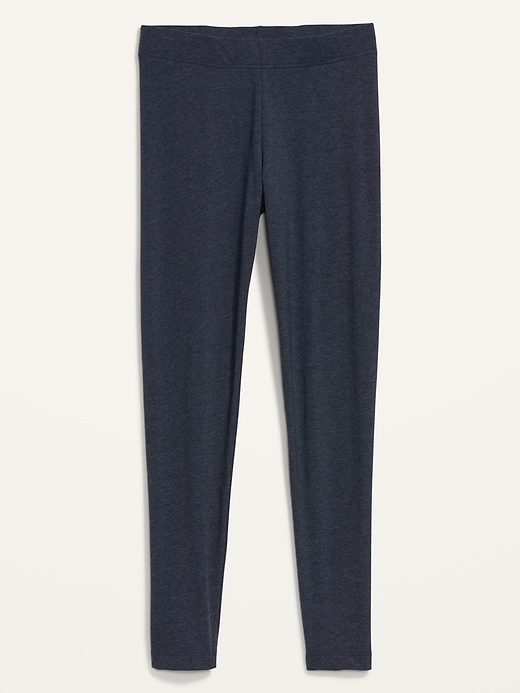 Image number 4 showing, High-Waisted Jersey Ankle Leggings For Women