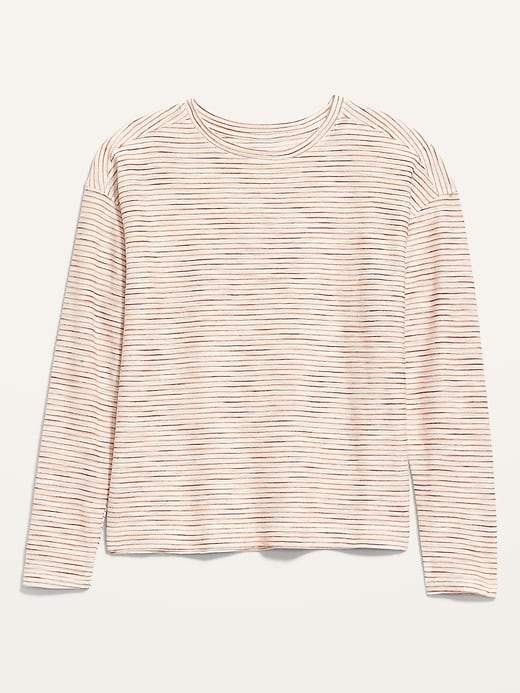 Image number 4 showing, Long-Sleeve Vintage Striped Easy T-Shirt