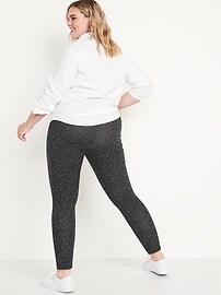 Leopard-Print Ankle Leggings For Women 