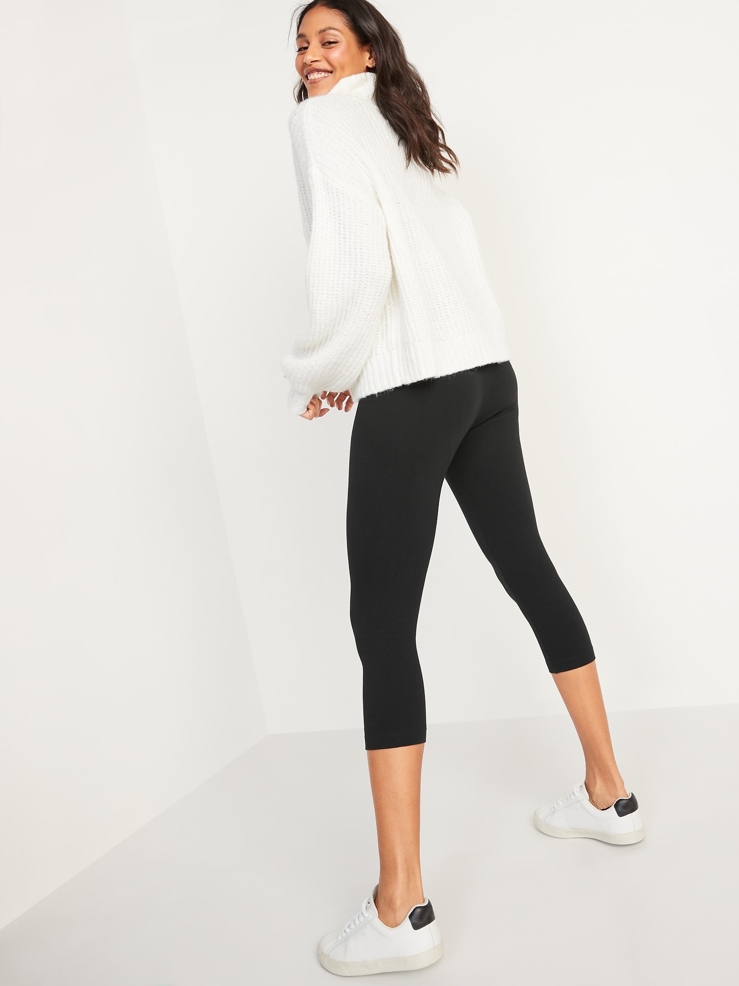 HighWaisted Cropped Leggings For Women Old Navy