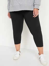 View large product image 7 of 8. High-Waisted Crop Leggings