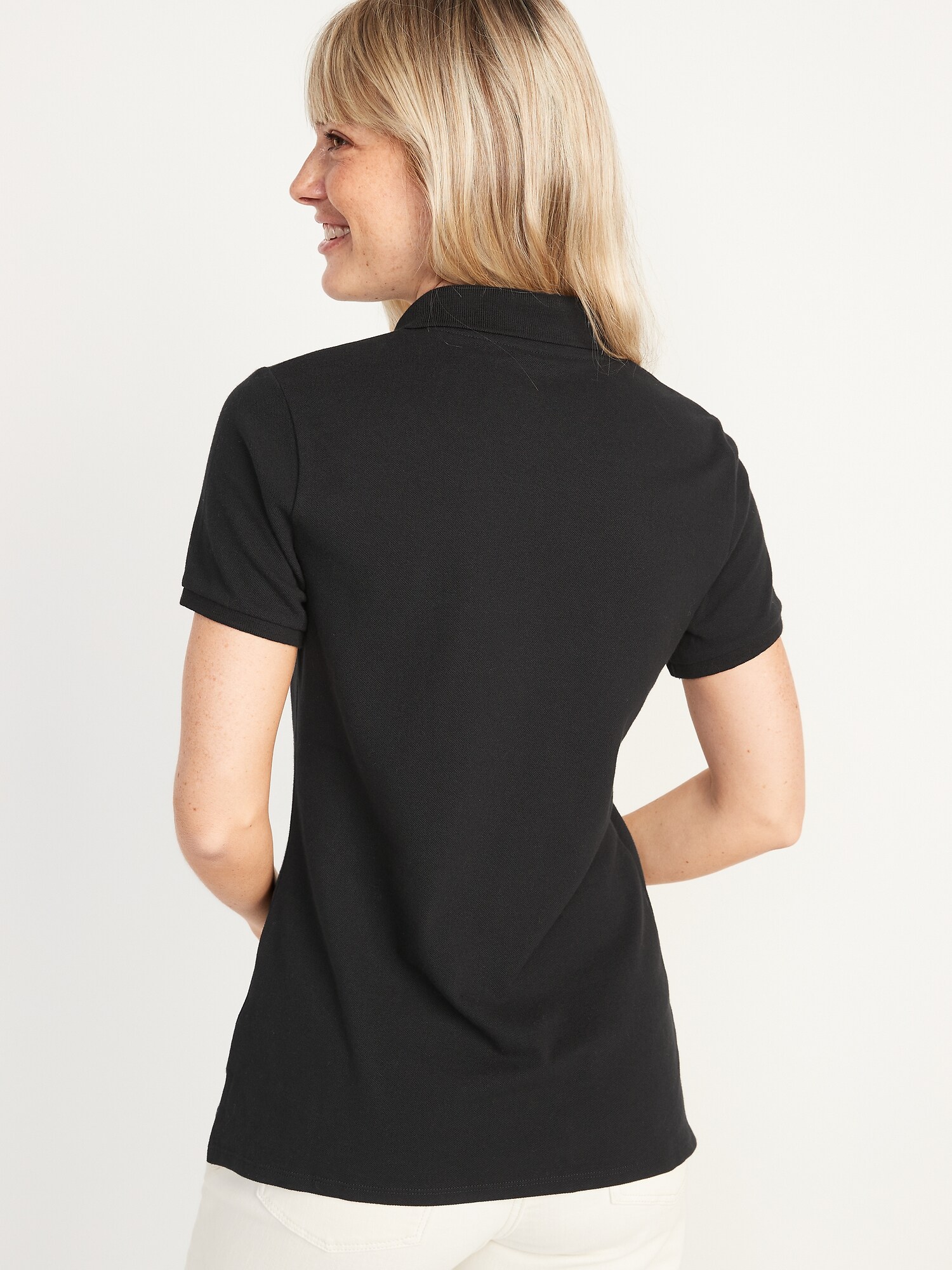 womens white polo shirts old navy