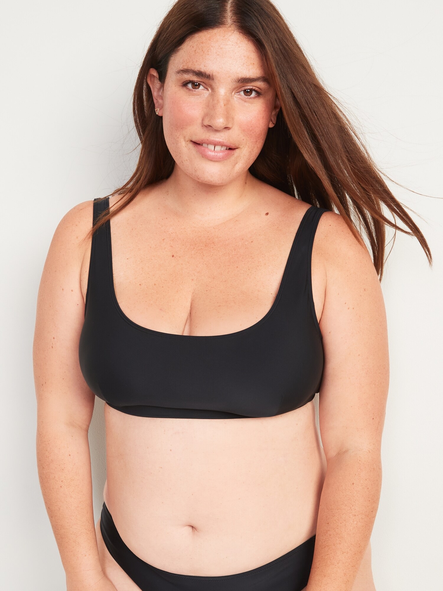 old navy scoop neck swim top