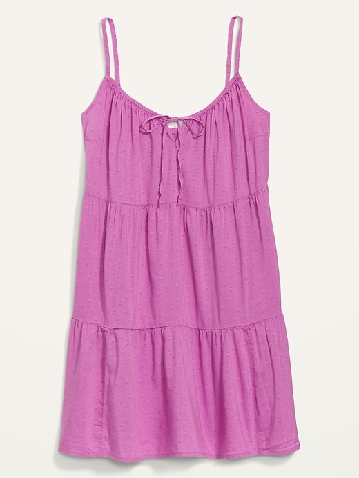 Tiered Clip-Dot Mini Cami Swing Dress for Women | Old Navy