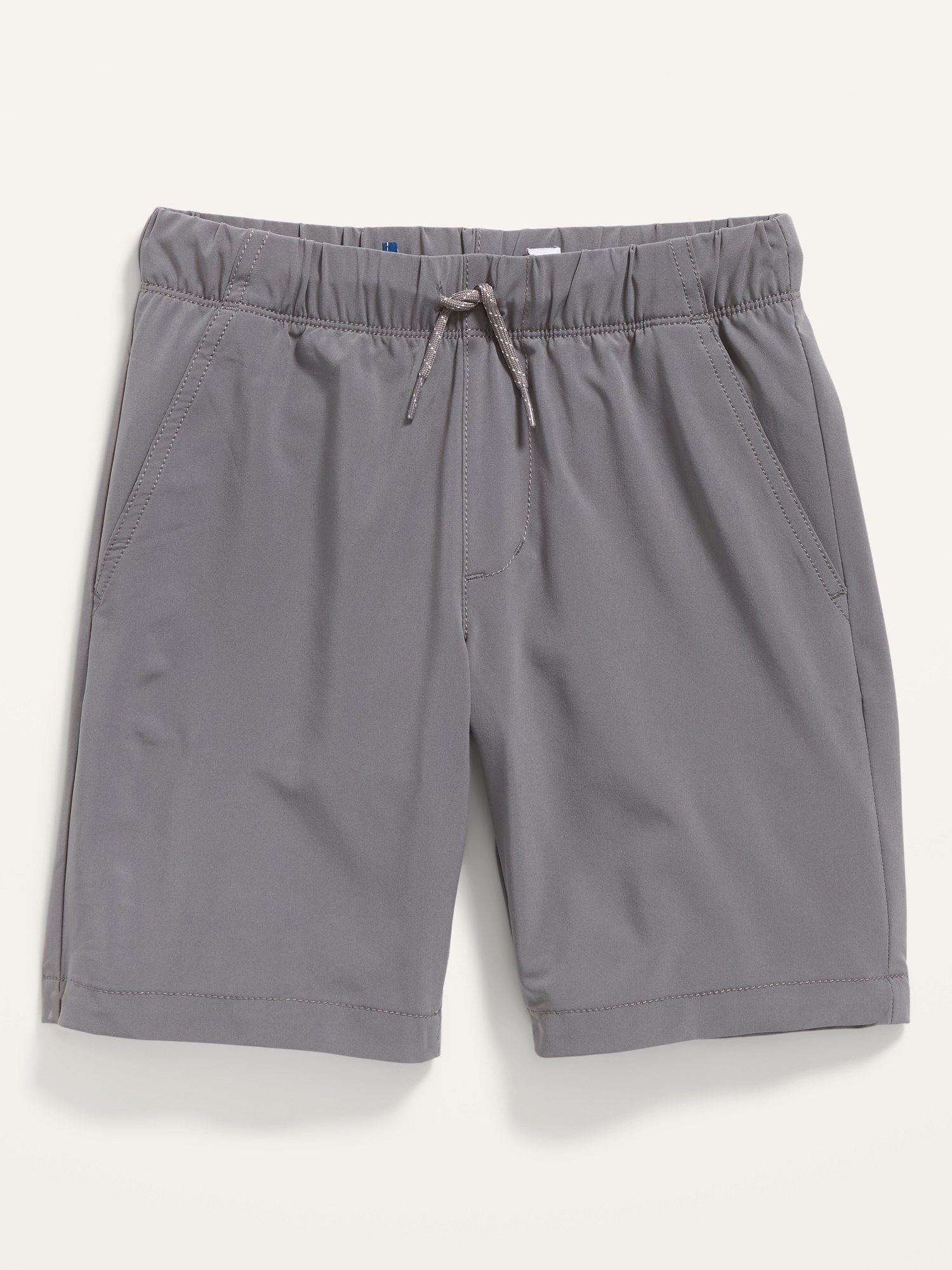 Old Navy StretchTech Jogger Shorts for Boys (At Knee) gray. 1