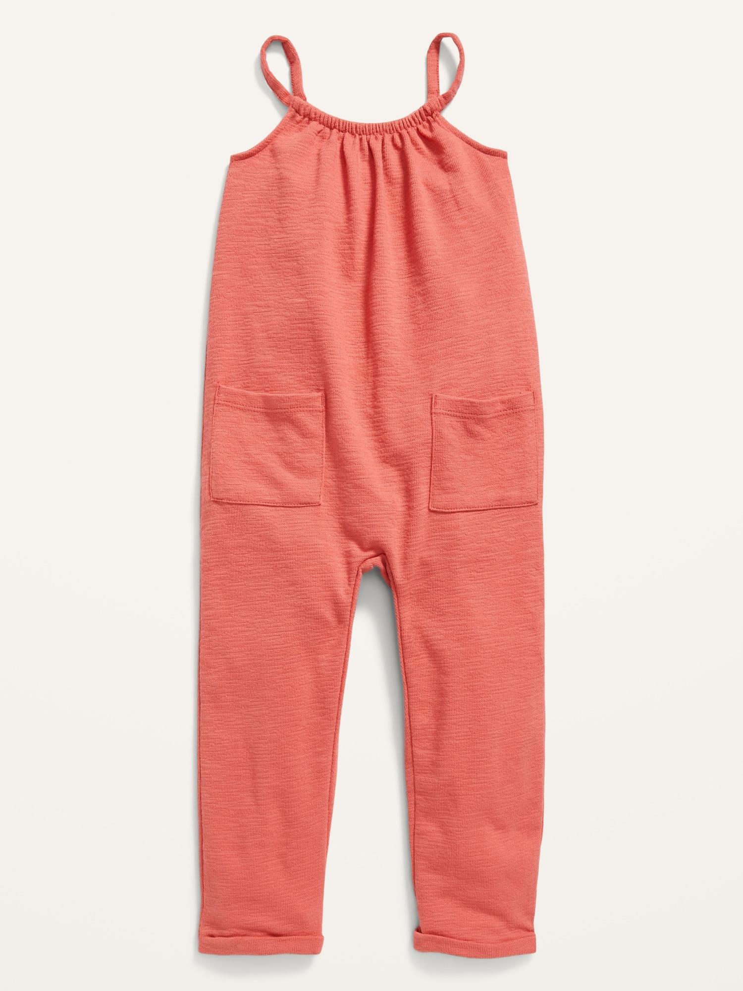 Sleeveless TexturedKnit Jumpsuit for Toddler Girls Old Navy