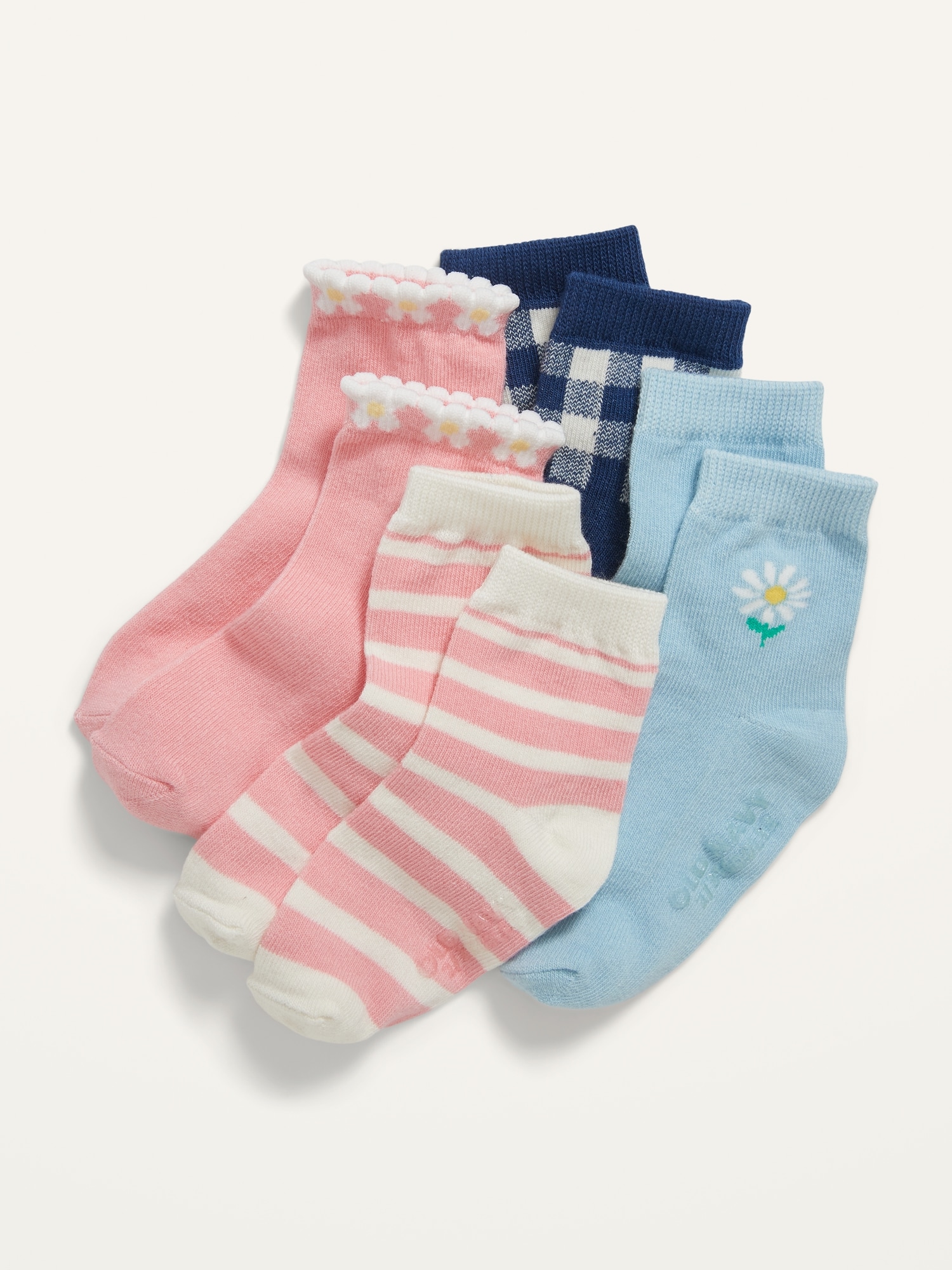 Crew Socks 4-Pack for Toddler & Baby | Old Navy