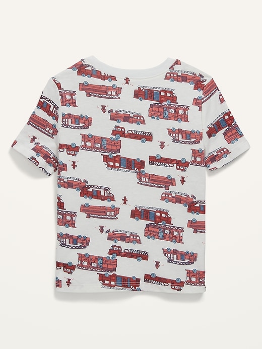 View large product image 2 of 3. Unisex Printed Crew-Neck T-Shirt for Toddler