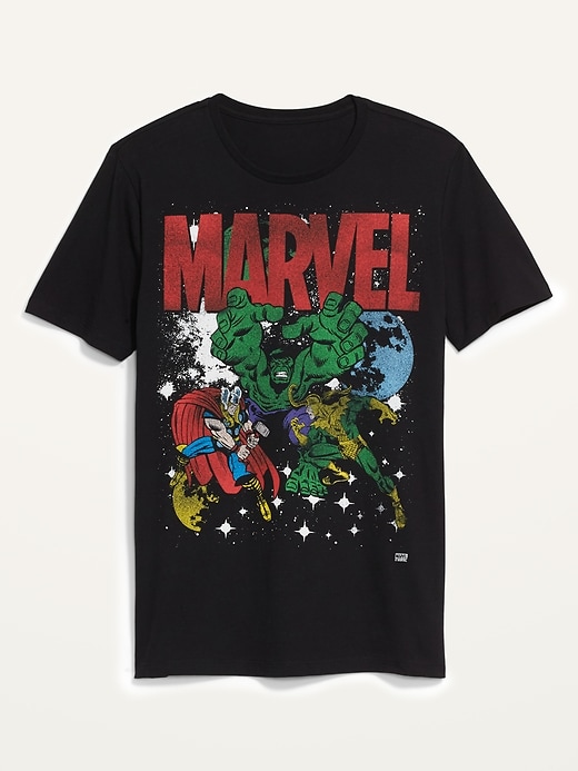 View large product image 2 of 2. Marvel Comics&#153 Avengers Gender-Neutral Graphic T-Shirt for Adults