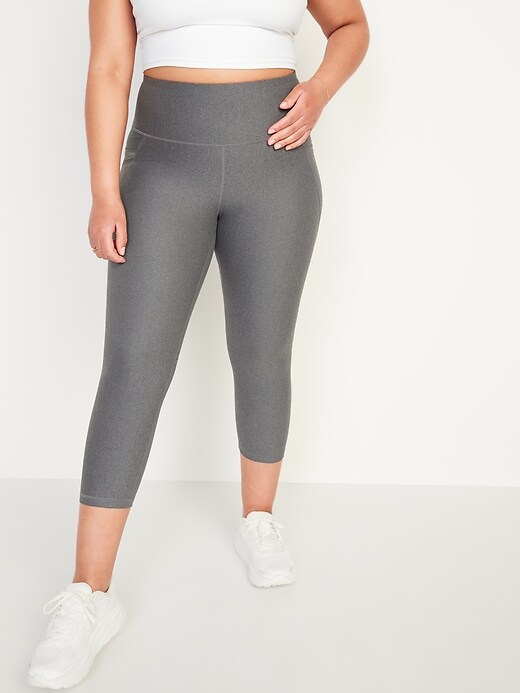 Old Navy - High-Waisted PowerSoft Side-Pocket Crop Leggings for Women