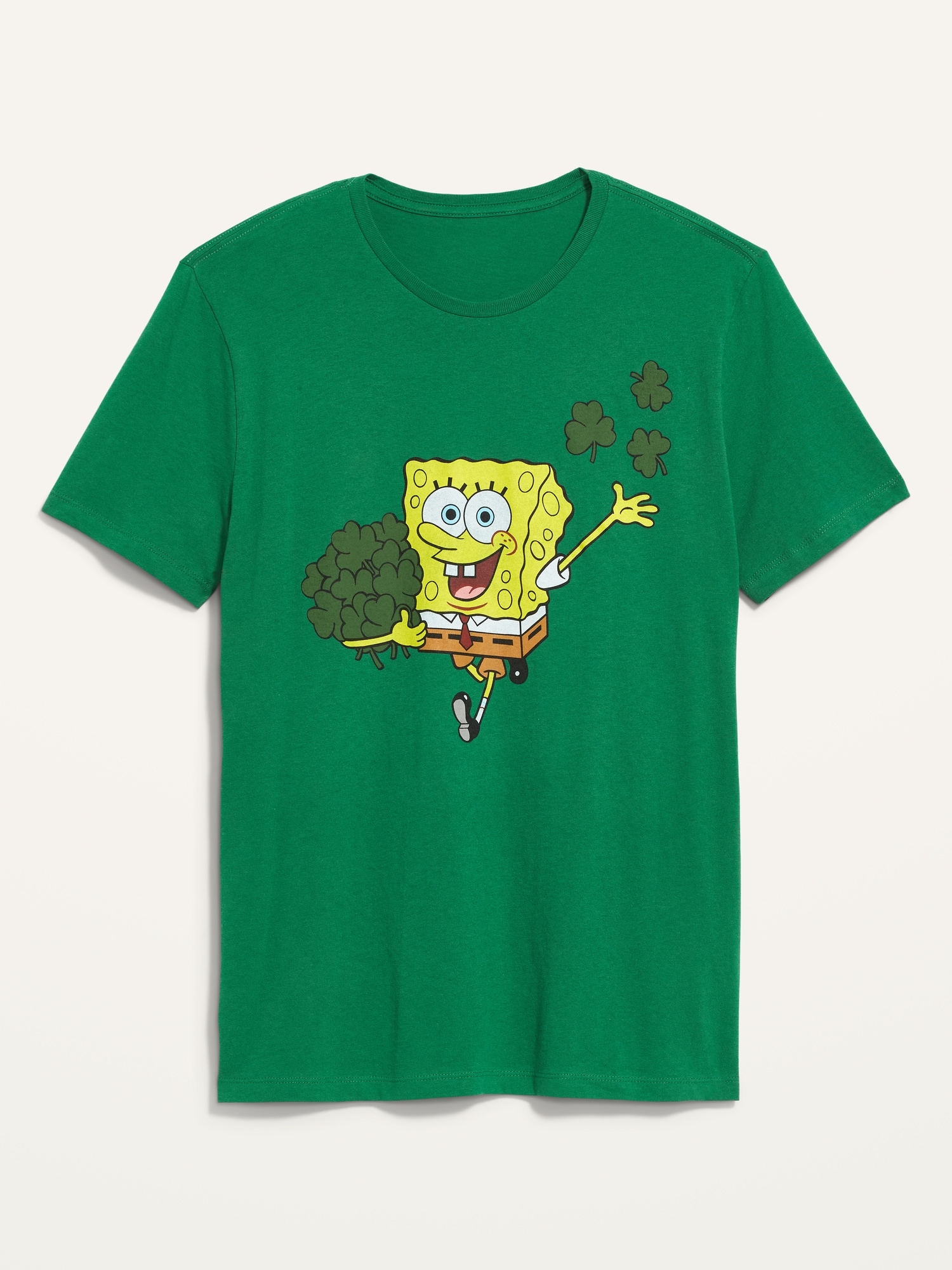 Spongebob Squarepants™ Gender Neutral St Patricks Day T Shirt For Adults Old Navy 6692