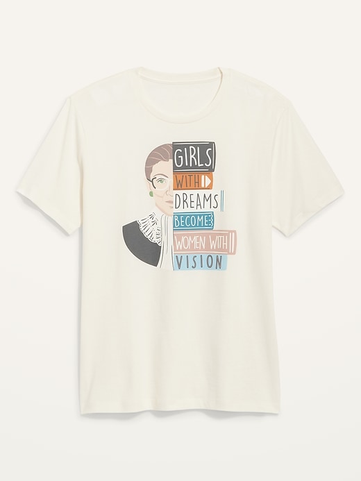 View large product image 2 of 2. Ruth Bader Ginsburg Gender-Neutral T-Shirt for Adults