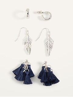 old navy tassel earrings