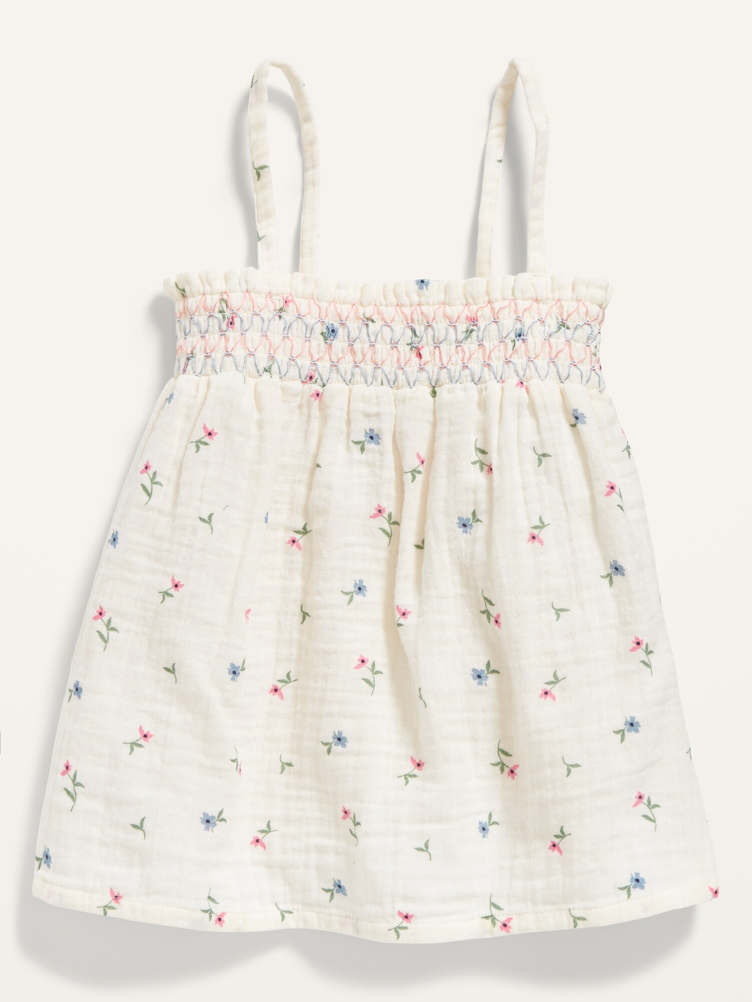 Sleeveless Smocked Floral Top for Toddler Girls Old Navy