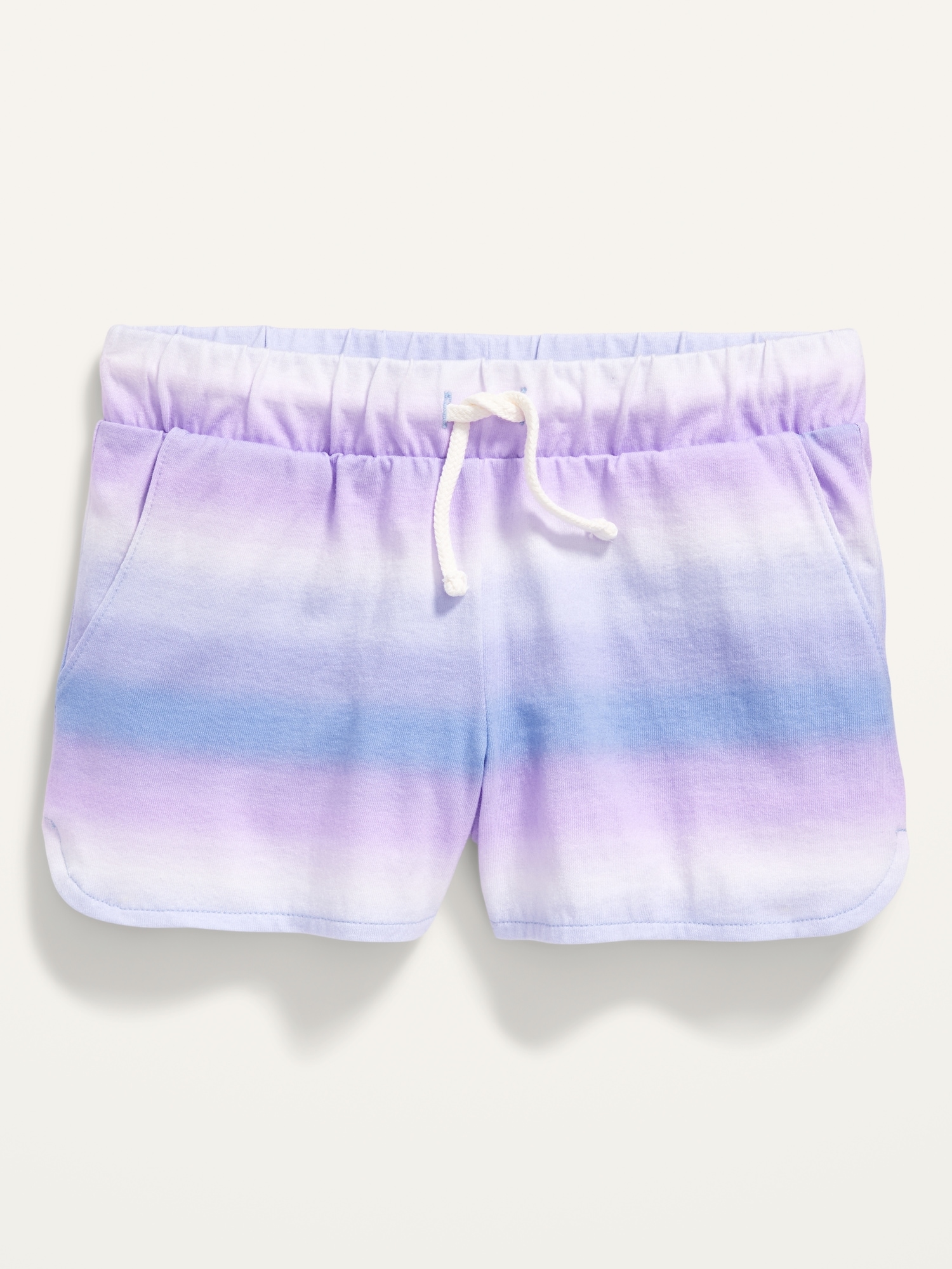 Printed Dolphin-Hem Cheer Shorts for Girls