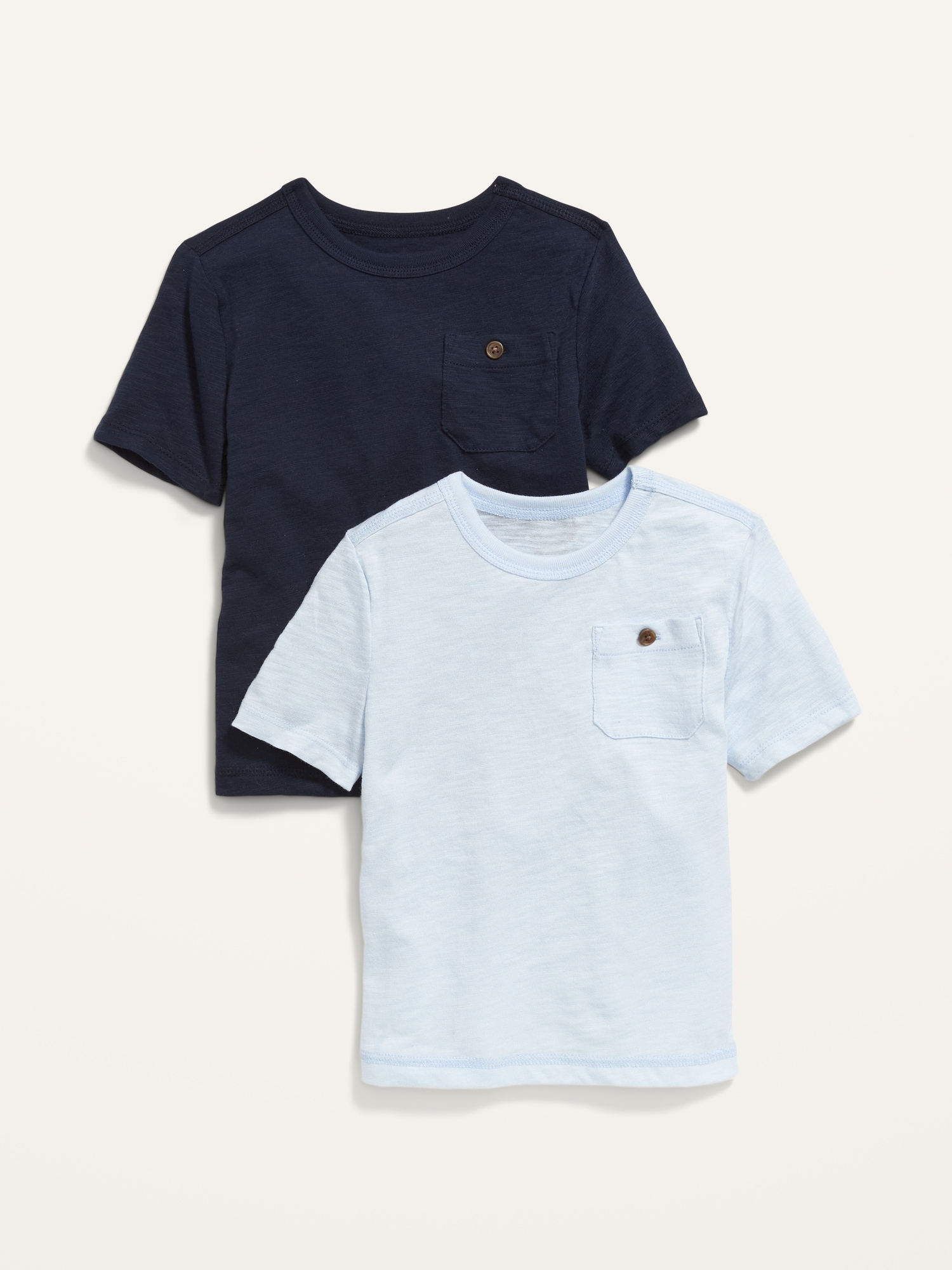 2-Pack Slub-Knit Pocket T-Shirt for Toddler Boys | Old Navy