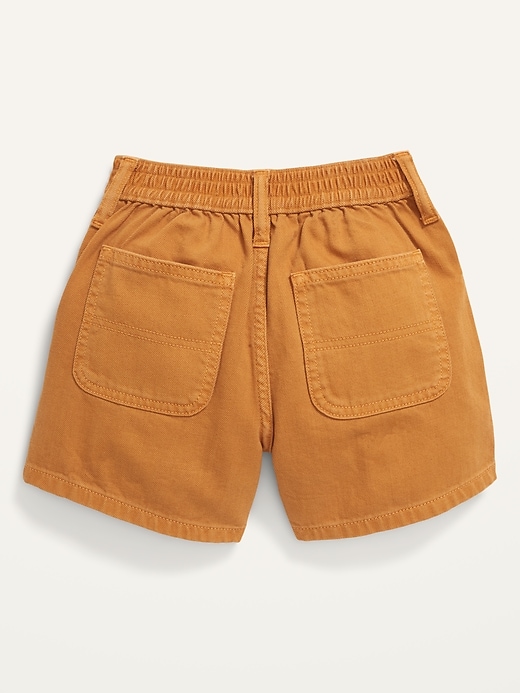 Pop-Color Utility Jean Shorts for Girls | Old Navy
