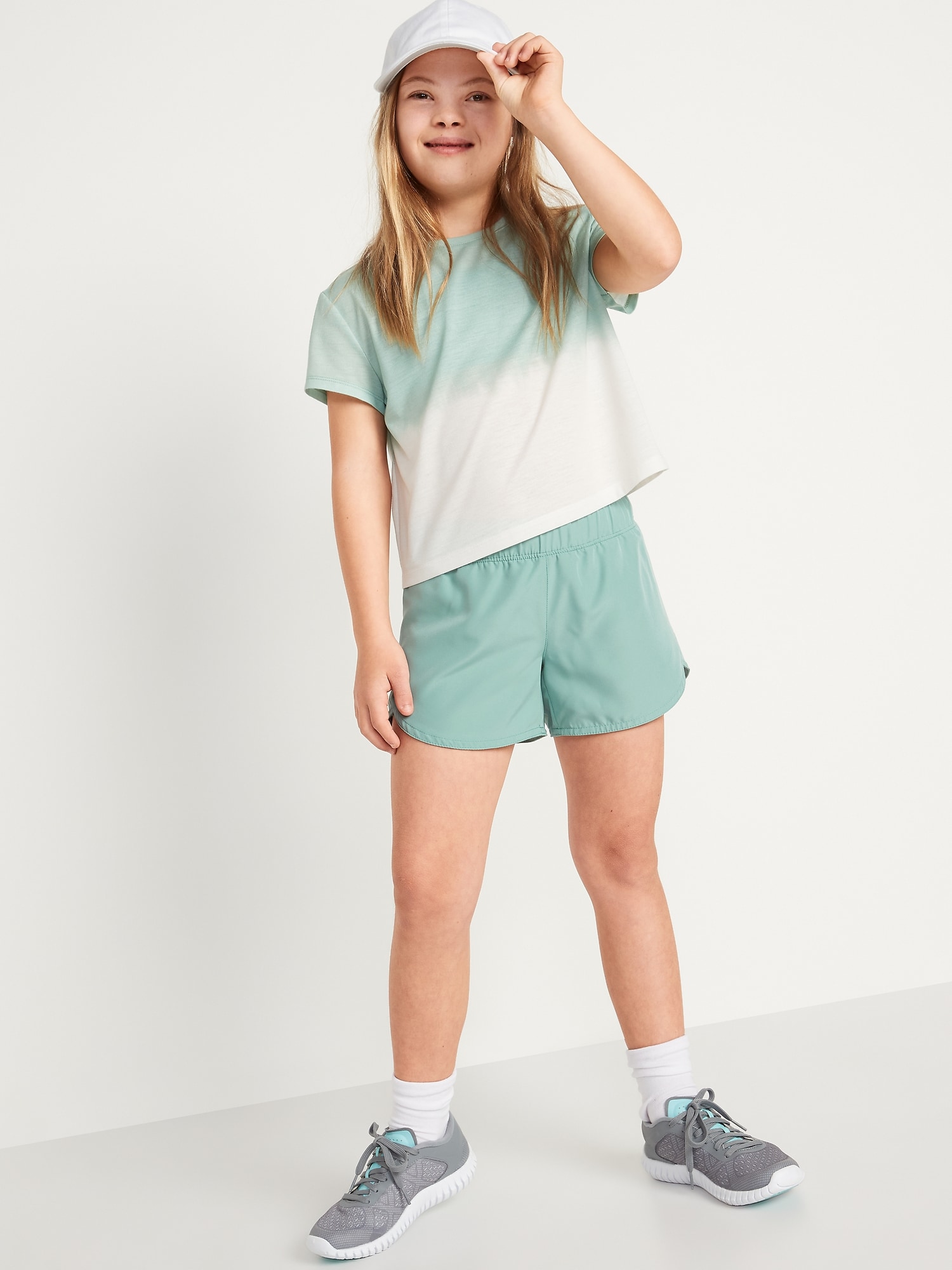 Old navy deals girls running shorts