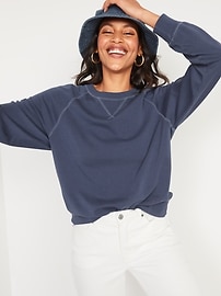 Specially Dyed Crew-Neck Sweatshirt 