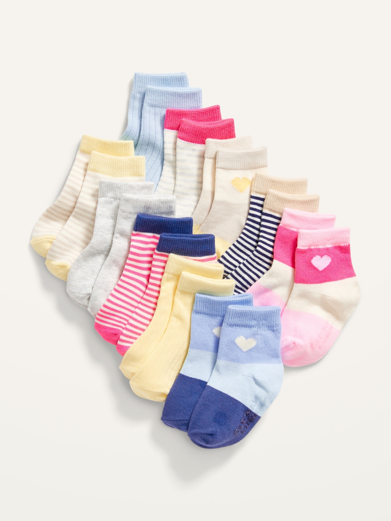 Unisex Crew Socks 10-Pack for Toddler & Baby | Old Navy