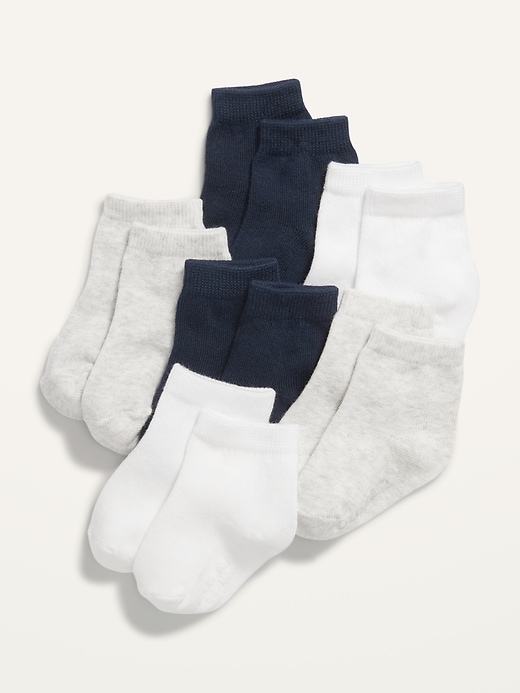 View large product image 1 of 1. Unisex Crew Socks 6-Pack for Toddler & Baby