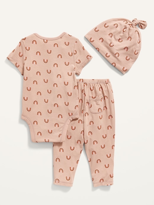 View large product image 2 of 4. Unisex 3-Piece Layette Set for Baby