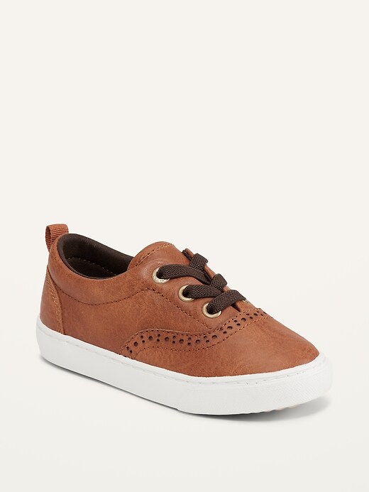 Old Navy FauxLeather Oxford Sneakers for Toddler Boys