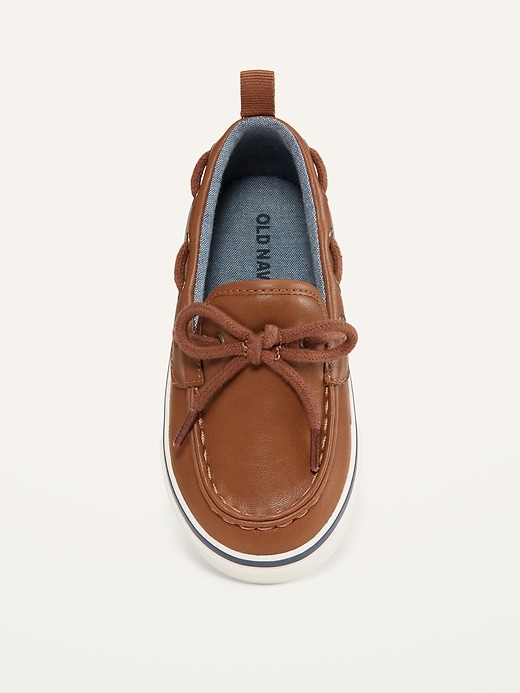 FauxLeather Boat Shoes for Toddler Boys Old Navy