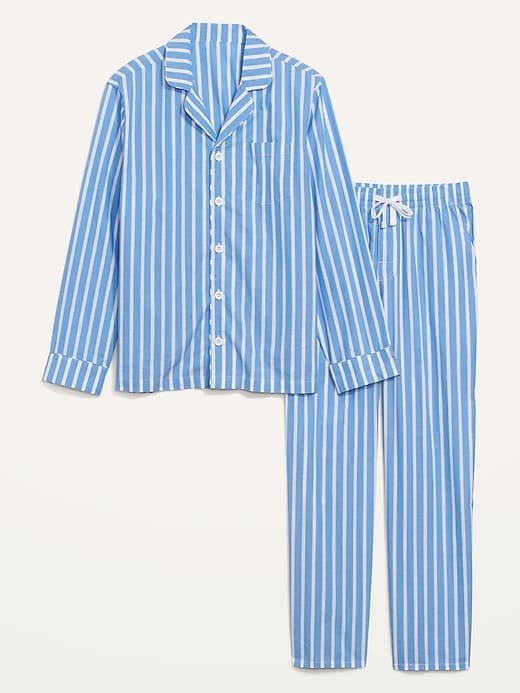 Image number 4 showing, Striped Poplin Pajamas Set