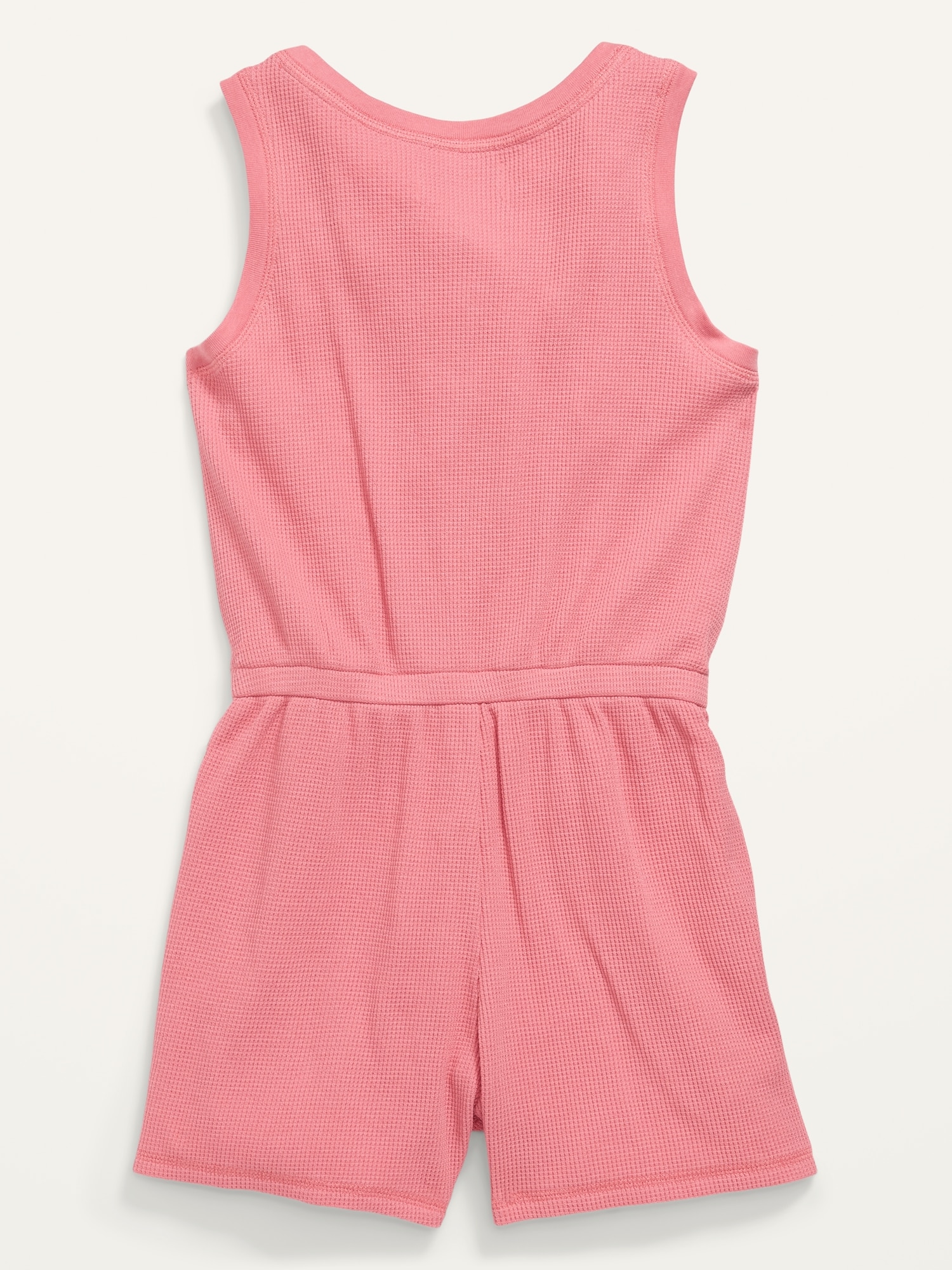 Sleeveless Waffle-Knit Romper for Girls | Old Navy