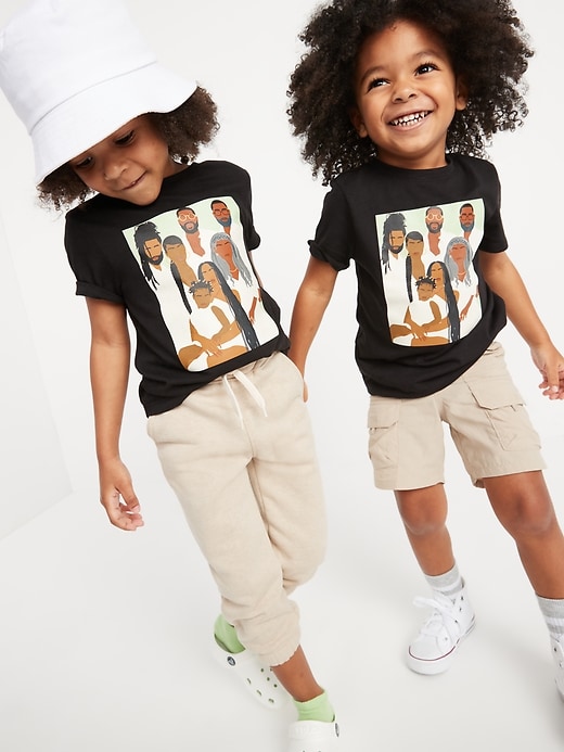 Old Navy Project WE Black History Month 2022 Graphic T-Shirt for Toddler. 1