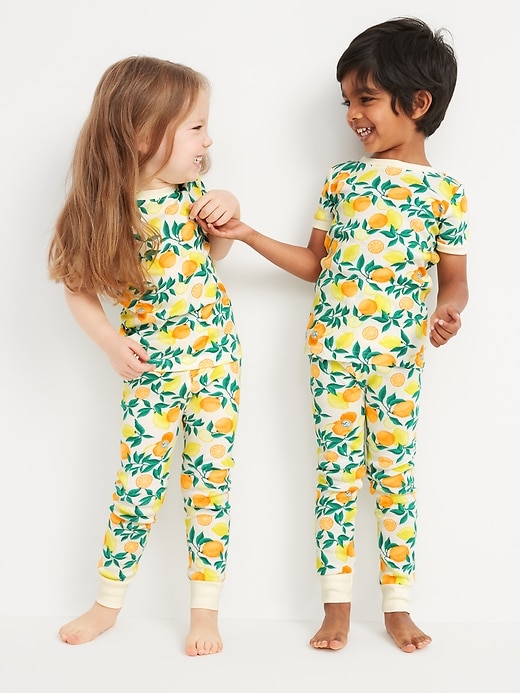 View large product image 1 of 2. Unisex Matching Print Pajamas for Toddler