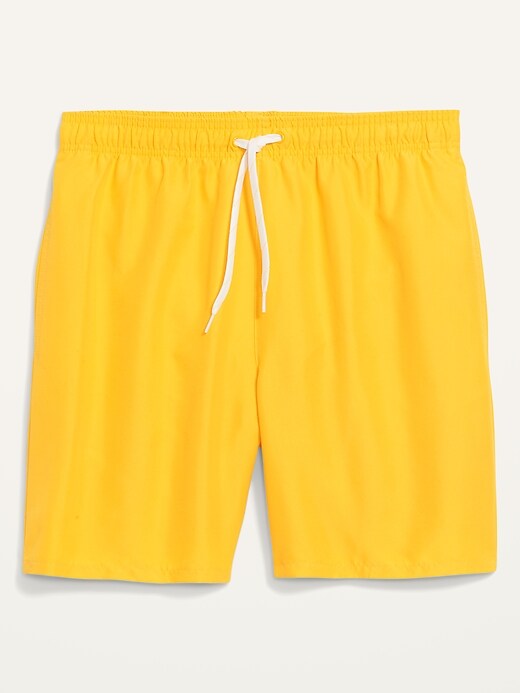 Solid Swim Trunks -- 7-inch inseam