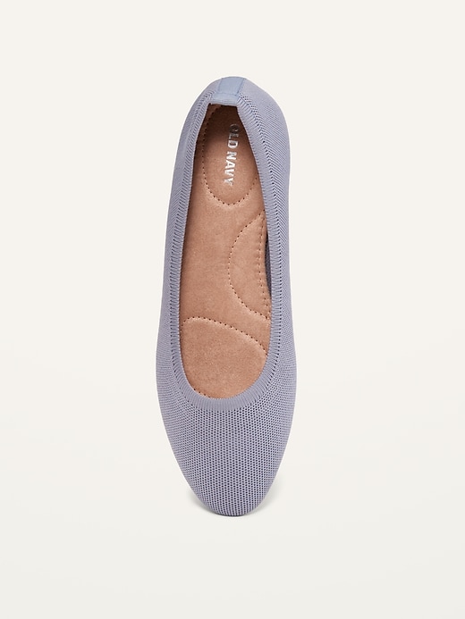 Image number 7 showing, Knit Almond-Toe Ballet Flats For Women