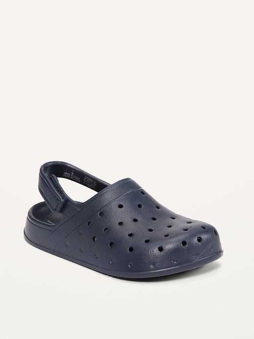 View large product image 1 of 4. Unisex Perforated Clog Shoes for Toddler (Partially Plant-Based)