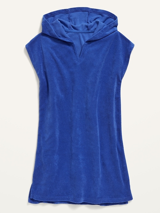 View large product image 1 of 1. Hooded Loop-Terry Swim Cover-Up for Girls