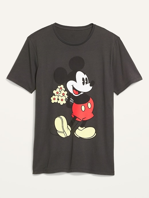 View large product image 2 of 2. Disney&#169 Mickey Mouse Gender-Neutral Matching Graphic T-Shirt for Adults